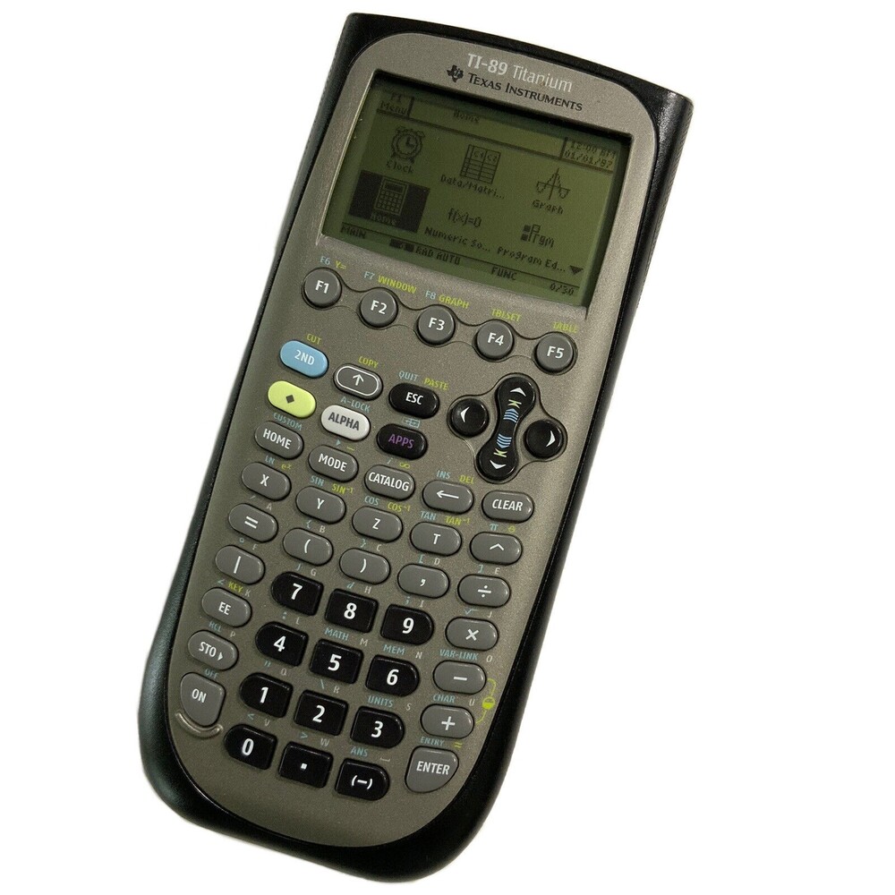 Texas Instruments TI-89 Graphing Calculator with Cover + New Batteries Tested